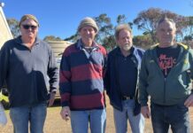 Islanders spectating and officiating sport at Parndana: PHOTOS