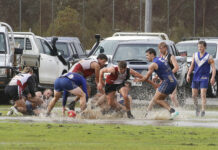 Waterlogged at Wonks for Round 11 of KI Football