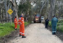 Driver rescued after attempting to cross flooded Cygnet River