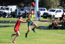 Action from Dudley vs Parndana footy: PHOTOS