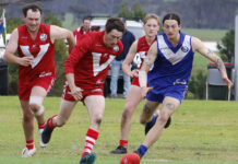 A Grade, Reserves, Colts footy action from Panther Park: PHOTOS