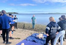KI Outdoor Education students tackle realistic first aid scenarios