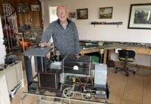 Trains, planes and automobiles make up the life of Peter Denholm