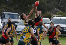 A Grade action from semi-final at Wisanger: PHOTOS