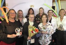 KINA Senior Netball trophies presented at the Parndana Hotel