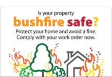 Prepare properties to prevent bushfires