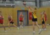 Action from the KI Basketball girls’ matches in Penneshaw