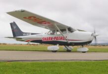 Shark patrol flights from North Haven to Rapid Bay, Fleurieu through to Murray
