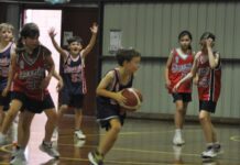 Basketball action from around Kangaroo Island