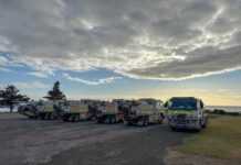 Fleurieu brigades join CFS strike team to mop up Birchmore fire
