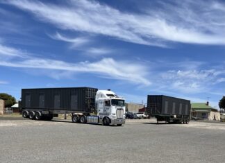 New container structures arrive for Kingscote Farmers & Artisans Market