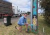 Stobie mural a reminder to slow down through Penneshaw