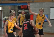 Boys and A Men’s basketball action at Kingscote: PHOTOS