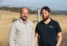 Invasive Species Council makes flying visit to KI’s cat exclusion fence