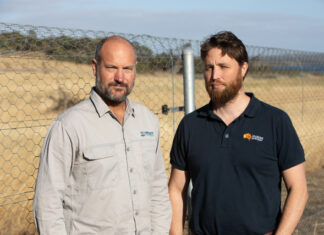 Invasive Species Council makes flying visit to KI’s cat exclusion fence