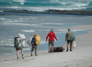 Microplastics on agenda for KI pub talk, beach sampling day