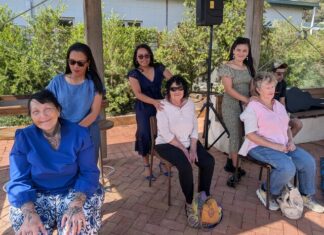 Building a community hub at Parndana with a little help