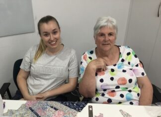 CWA Ligurian Ladies enjoy sewing and sushi