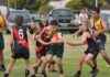 Football action from ANZAC Day at Kingscote: PHOTOS