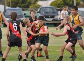 Football action from ANZAC Day at Kingscote: PHOTOS