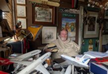 Harry’s Headwear man cave a treasure trove of memorabilia