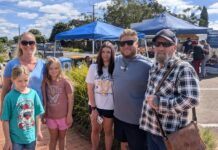 Enjoying a day out on main street Parndana: PHOTOS