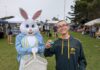 Easter bunny makes appearance at Penneshaw market