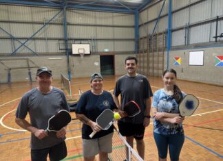 Pickleball players take to the courts on Kangaroo Island