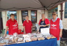Plenty of support for Royal Flying Doc Easter stall