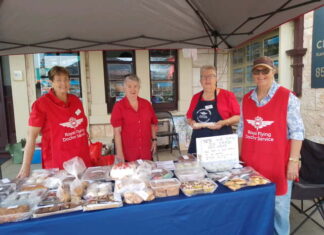 Plenty of support for Royal Flying Doc Easter stall